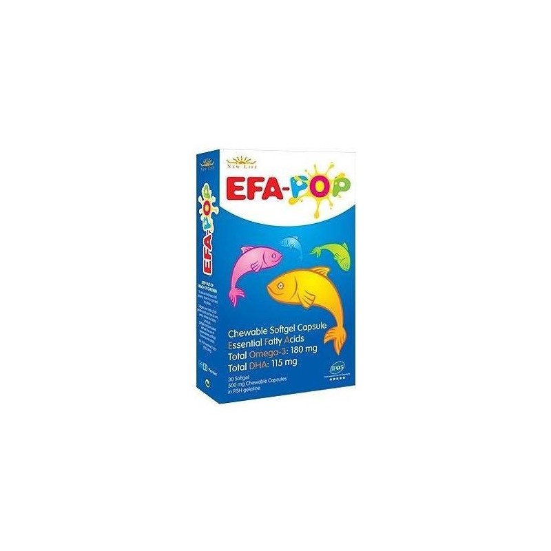 New Life Efa-Pop Omega 3 30 Kapsül Balık Yağı