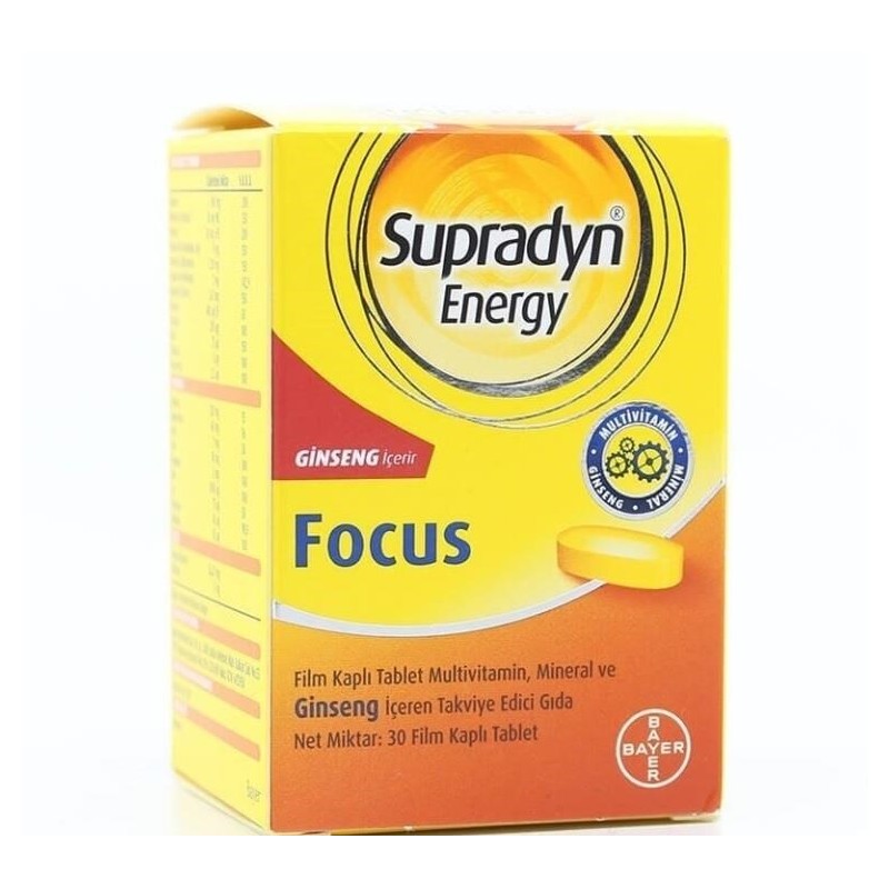 Supradyn Energy Focus 30 Tablet