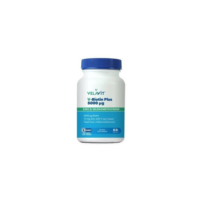 Velavit V-Biotin 5000 mg 60 Tablet