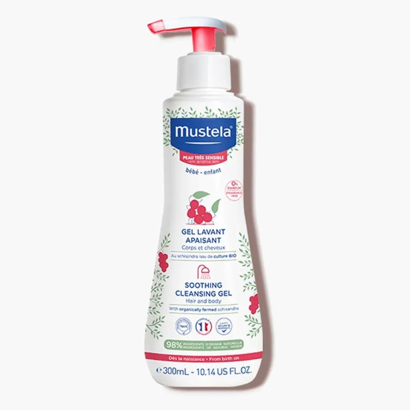 Mustela Soothing Cleansing Gel 300 ml Çok Hassas Cilt Bebek Şampuanı