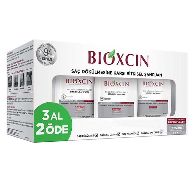 Bioxcin Genesis Şampuan Yağlı Saçlar 3 Al 2 Öde (3x300ml)