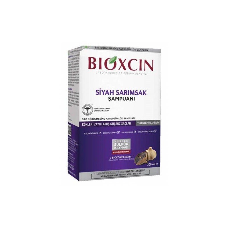 Bioxcin Saç Dökülmesine Karşı Siyah Sarımsak 300 ml Şampuan