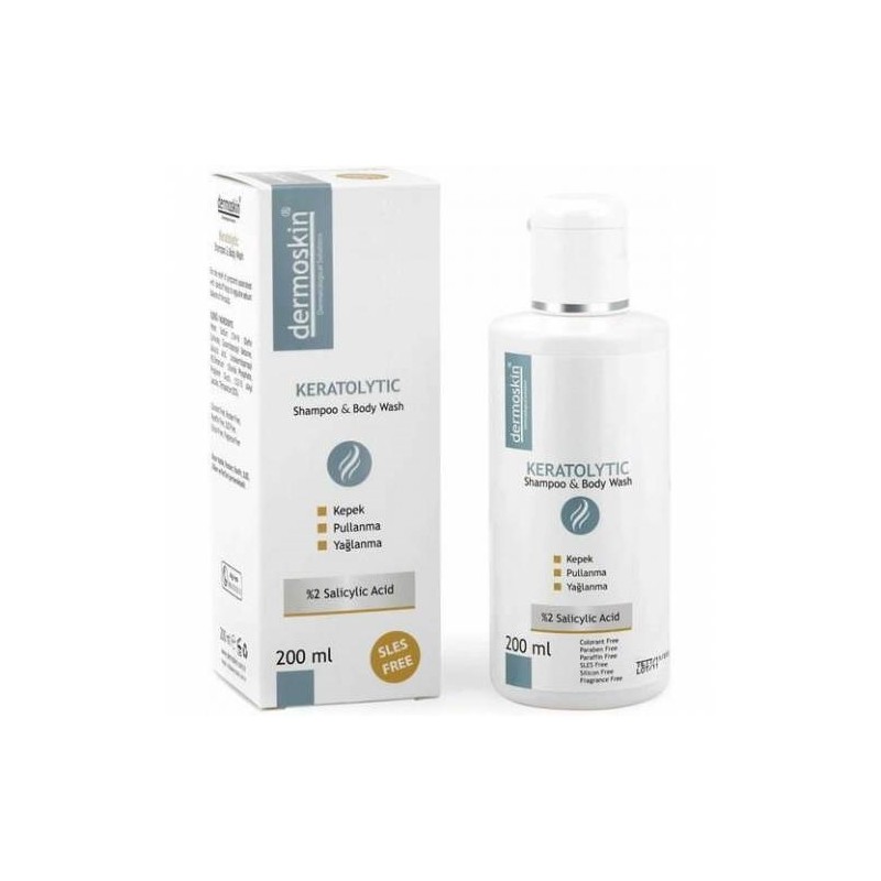 Dermoskin Keratolytic Shampoo Body Wash 200 ml Şampuan