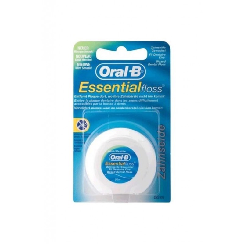 Oral-B Essential Floss Naneli 50 m Diş İpi