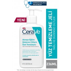 Cerave Akneye Eğilim Gösteren Ciltler İçin Özel Temizleyici 236 ml Cerave Akneye Eğilim Gösteren Ciltler İçin Özel Temizleyici 236 ml