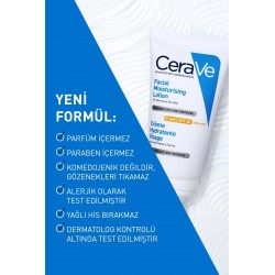 Cerave Normal ve Kuruya Dönük Ciltler İçin Yüz Nemlendirici Krem Spf 50 52 ml