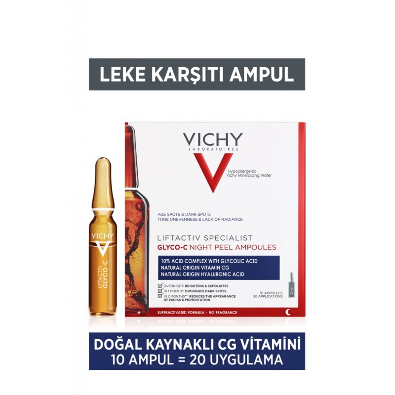 Vichy Liftactiv Glyco-C Leke Karşıtı Ampul 10x2 ml