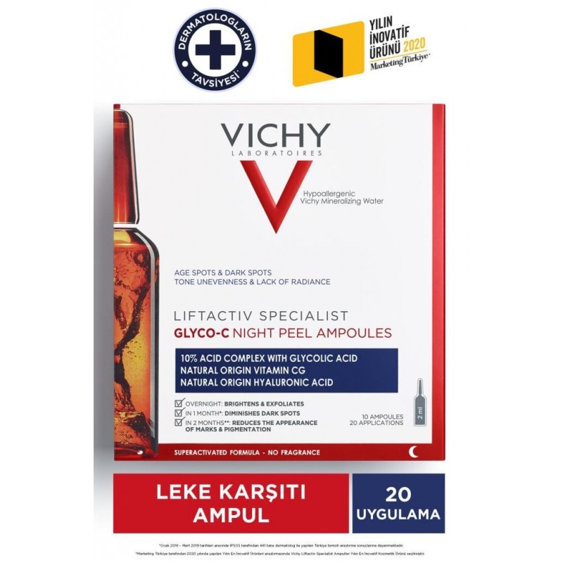 Vichy Liftactiv Glyco-C Leke Karşıtı Ampul 10x2 ml