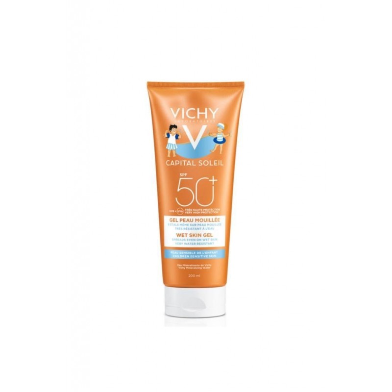 Vichy deal Soleil Lait Enfants Spf 50+ 200 ml Çocuklar için Yüz ve Vücut Güneş Sütü