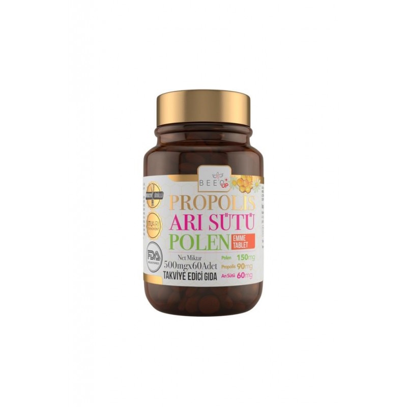 Bee'o Up Propolis Arı Sütü Polen Çocuk 60 Emme Tablet