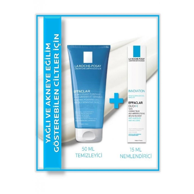 La Roche-Posay Effaclar Duo 15 ml + Effaclar Gel 50 ml Tanışma Kiti