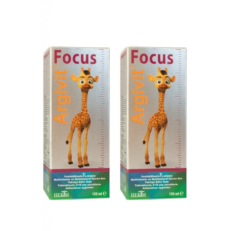 Argivit Focus Şurup 150 ml 2 Adet