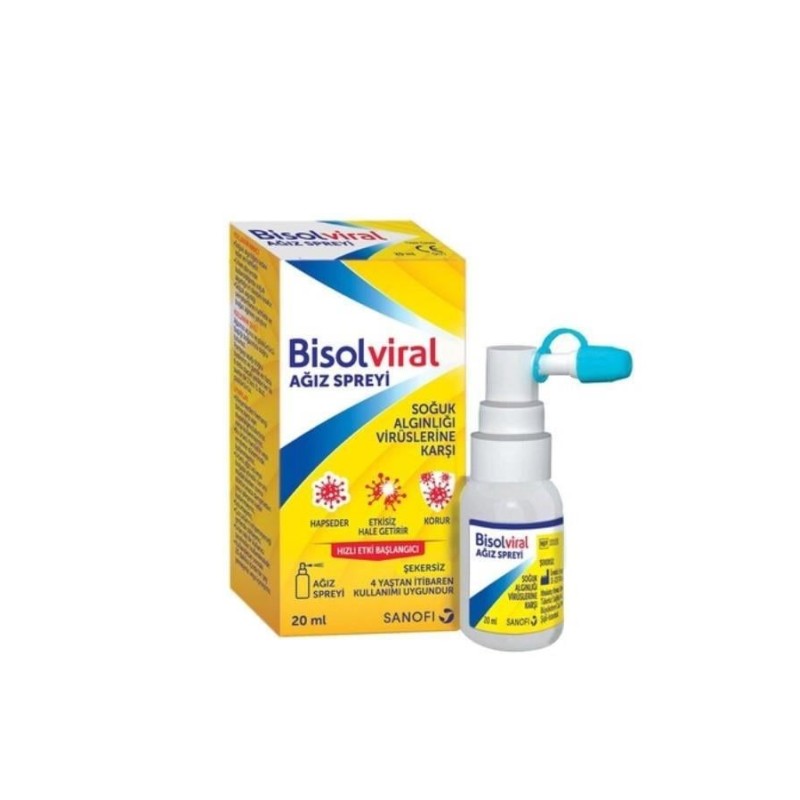 Bisolviral Ağız Spreyi 20 ml Bisolviral Ağız Spreyi 20 ml