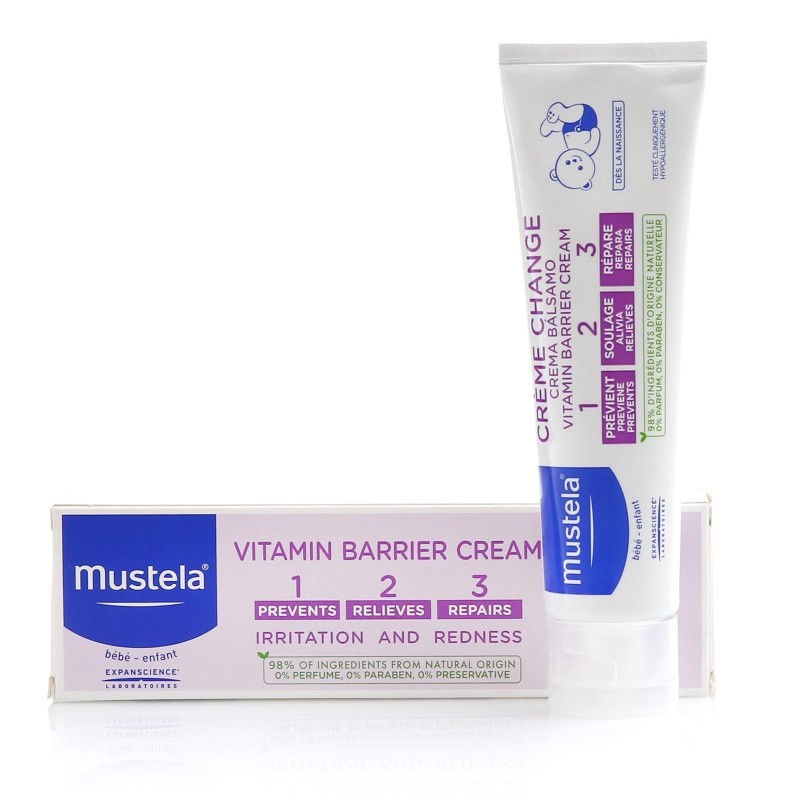 Mustela Vitamin Bariyer 1.2.3 50 ml Pişik Kremi (Kutusuz)