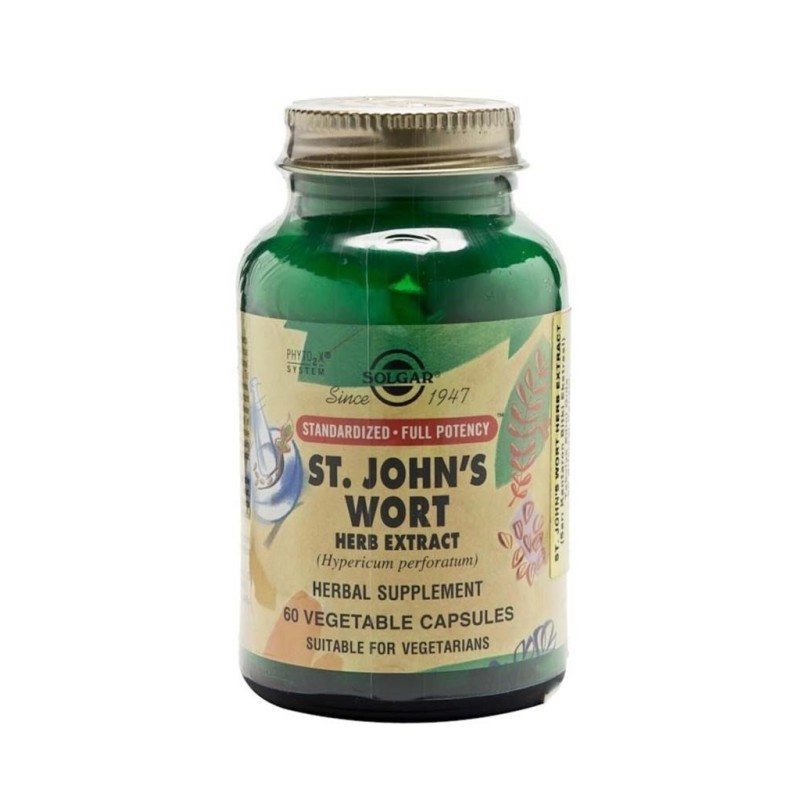 Solgar St John&aposs Wort Herb Extract 60 Kapsül