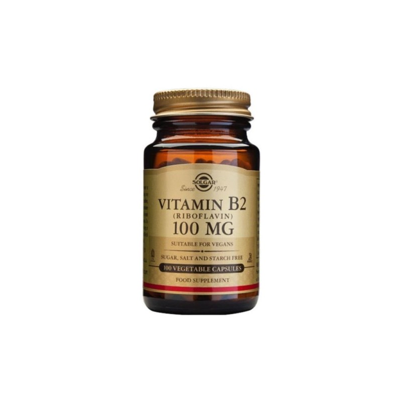 Solgar Vitamin B2 Riboflavin 100 mg 100 Tablet Solgar Vitamin B2 Riboflavin 100 mg 100 Tablet