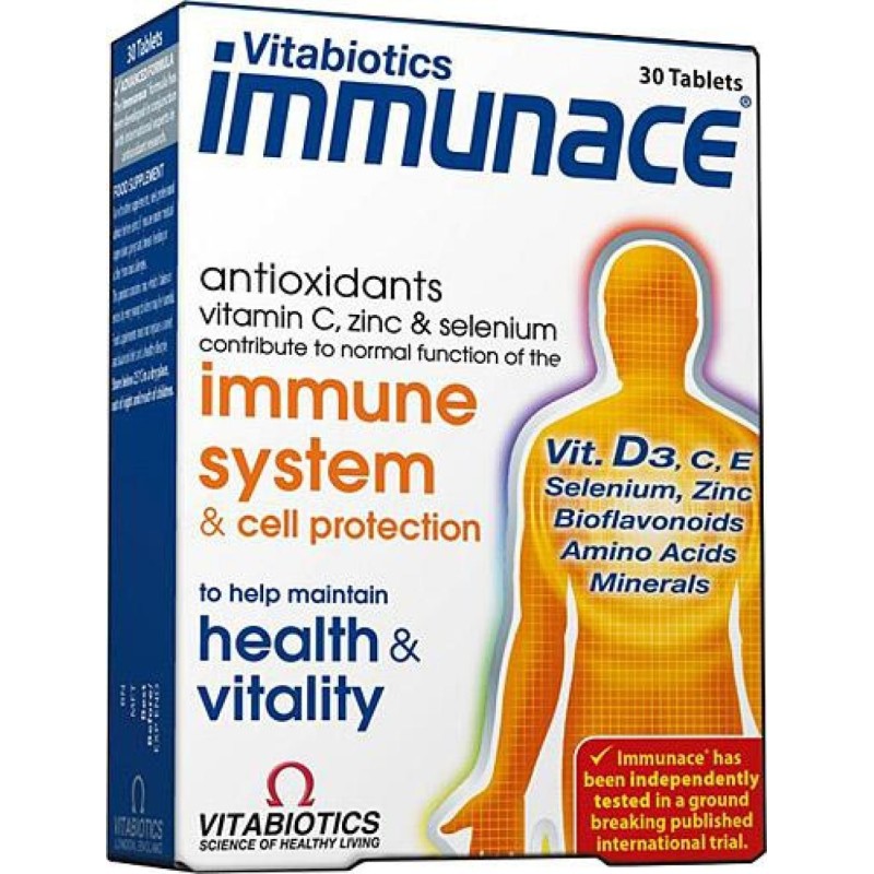 Vitabiotics Immunace 30 Tablet Multivitamin