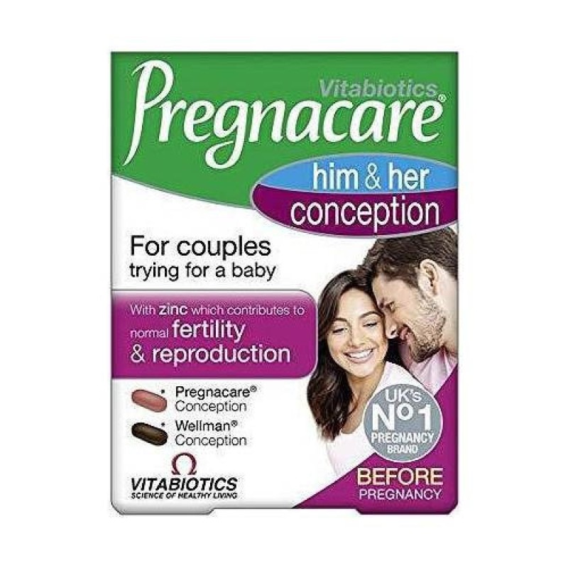 Pregnacare Him & Her Conception 2 x 30 Tablet
