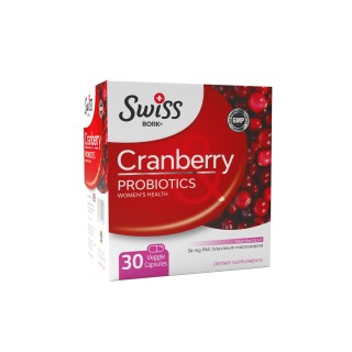 Swiss Bork Cranberry With Probitics 30 Veggie Kapsül Swiss Bork Cranberry With Probitics 30 Veggie Kapsül