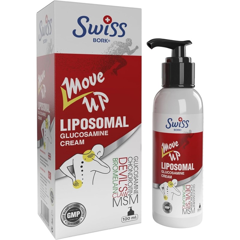 Swiss Bork Move Up Liposomal Glucosamine Cream 100 ml Swiss Bork Move Up Liposomal Glucosamine Cream 100 ml