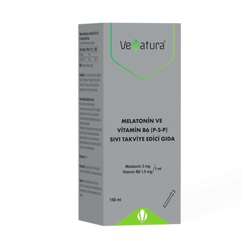 Venatura Melatonin ve Vitamin B6 P-5-P 150 ml