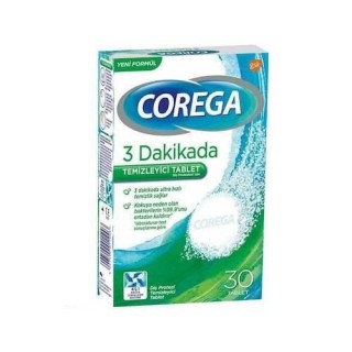 Corega 3 Dakikada Diş Protezi Temizleyici 30 Tablet