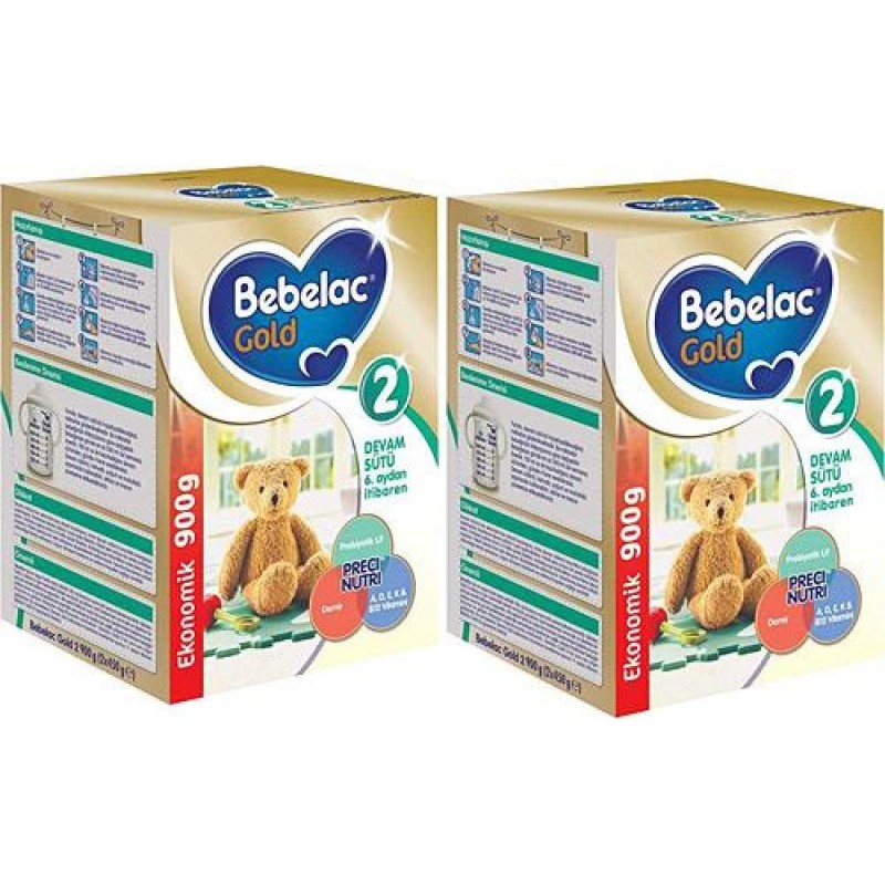 Bebelac Gold 2 Devam Sütü 900 Gr 2 ADET