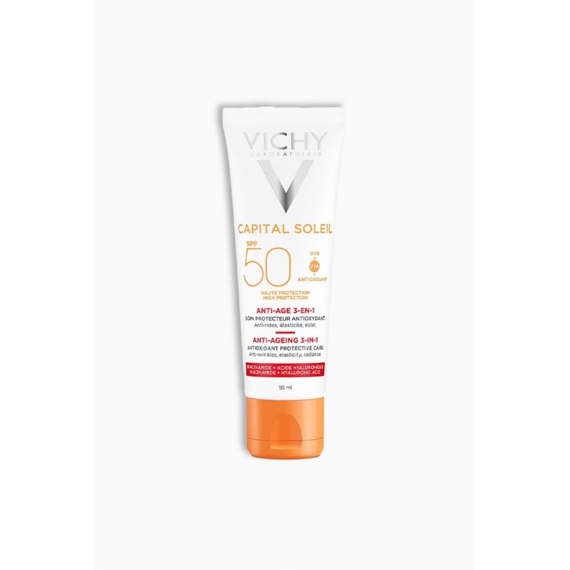Vichy Ideal Soleil Anti-Age Spf 50+ 50 ml Yaşlanma Karşıtı Güneş Kremi