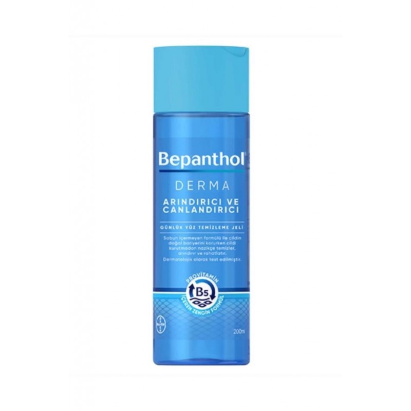 Bepanthol Derma Arındırıcı ve Canlandırıcı 200 ml Yüz Temizleme Jeli