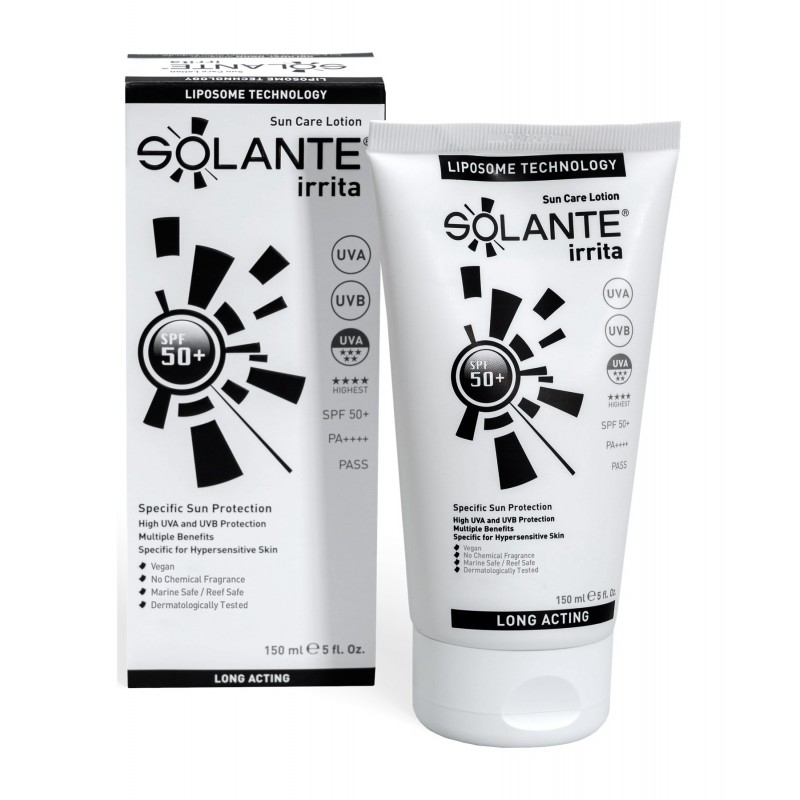 Solante Irrita Sun Care Lotion Spf 50+ 150 ml Tahriş Olmuş Cilt Güneş Losyonu