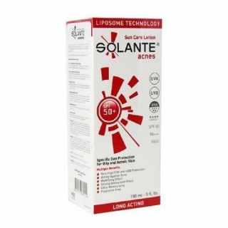 Solante Acnes Sun Care Lotion Spf 50+ 150 ml Akne Önleyici Güneş Losyonu