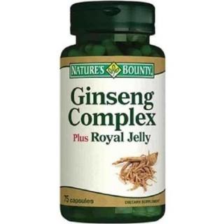 Nature's Bounty Ginseng Complex Plus Royal Jelly 75 Kapsül Nature's Bounty Ginseng Complex Plus Royal Jelly 75 Kapsül