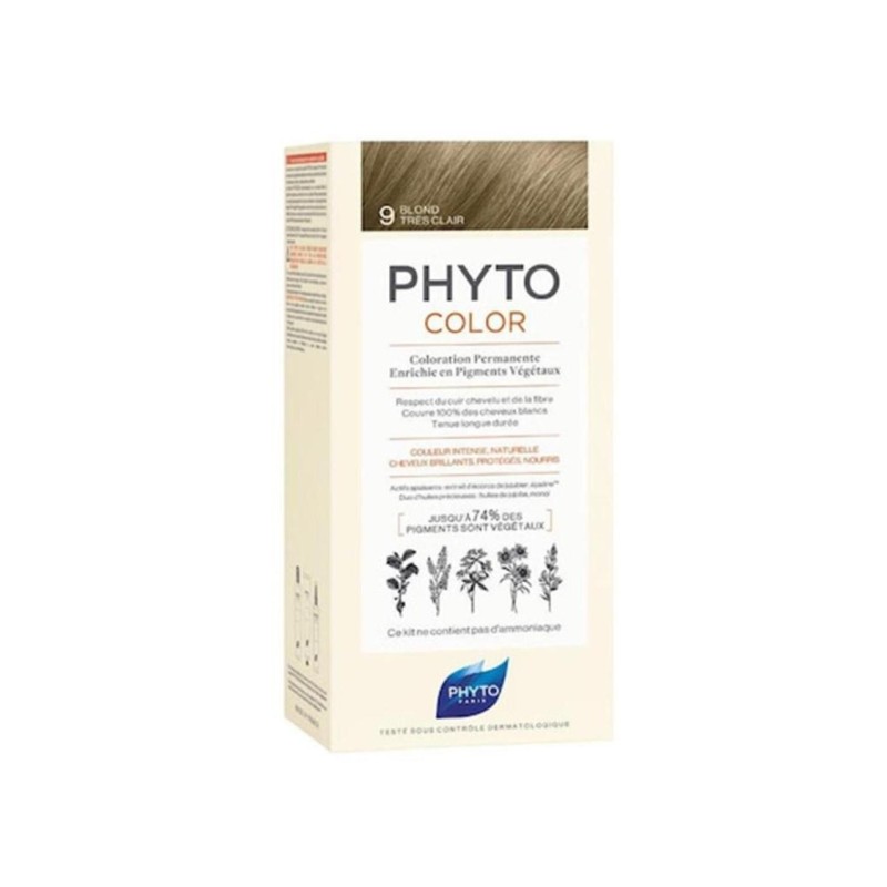 Phyto Color 9 Açık Sarı Bitkisel Saç Boyası