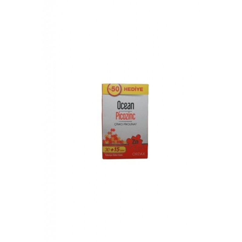 Ocean Picozinc Çinko Pikolinat 30+15 Tablet Ocean Picozinc Çinko Pikolinat 30+15 Tablet