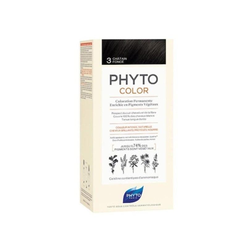 Phyto Color 3 Koyu Kestane Bitkisel Saç Boyası