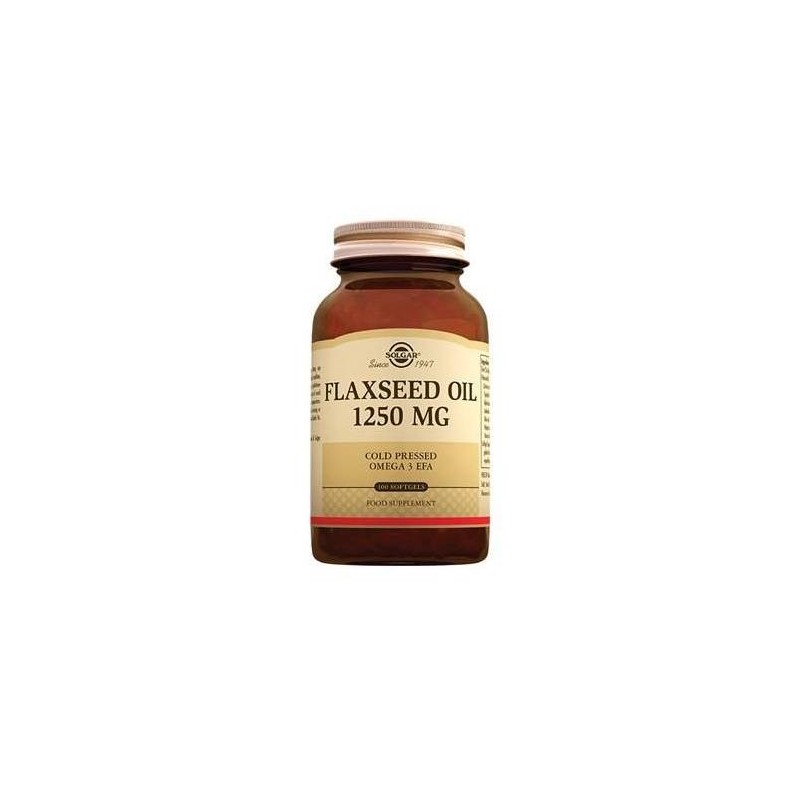 Solgar Flaxseed Oil 1250 mg 100 Softjel Solgar Flaxseed Oil 1250 mg 100 Softjel