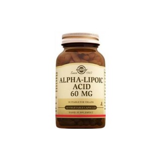 Solgar Alpha Lipoic Acid 60 mg 30 Kapsül Solgar Alpha Lipoic Acid 60 mg 30 Kapsül