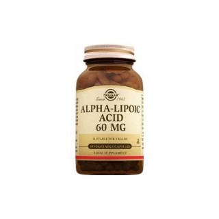 Solgar Alpha Lipoic Acid 60 mg 30 Kapsül Solgar Alpha Lipoic Acid 60 mg 30 Kapsül