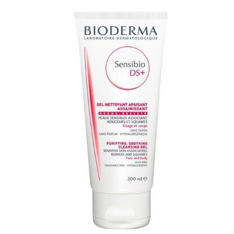 Bioderma Sensibio DS Foaming Gel 200 ml Kızarıklık Sorunu Olan Ciltler için Temizleme Jeli