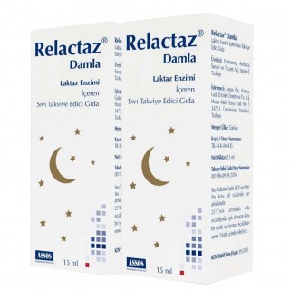 Relactaz 15 ml Damla 2 Adet Relactaz 15 ml Damla 2 Adet