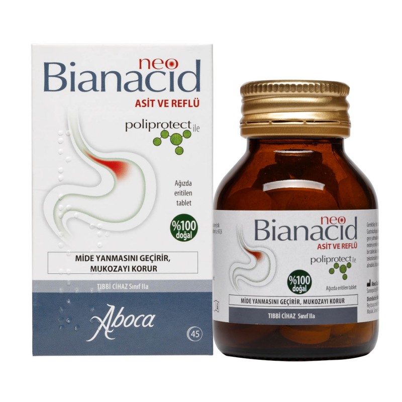 Aboca Neo Bianacid 45 Ağızda Eritilen Tablet