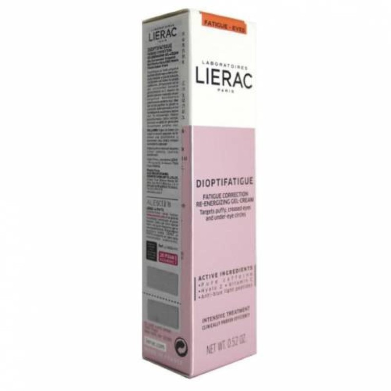 Lierac Dioptifatigue Re-Energizing Gel Cream 15 ml Göz Çevresi Yorgunluk Kremi