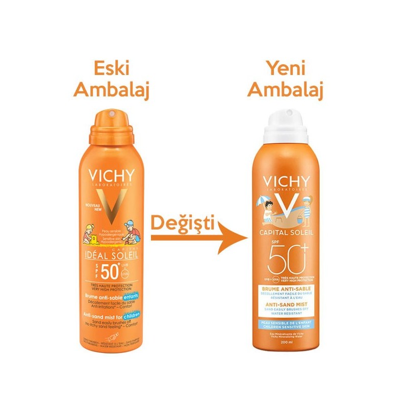 Vichy Ideal Soleil Mist for Children Spf 50+ 200 ml Çocuk Güneş Spreyi