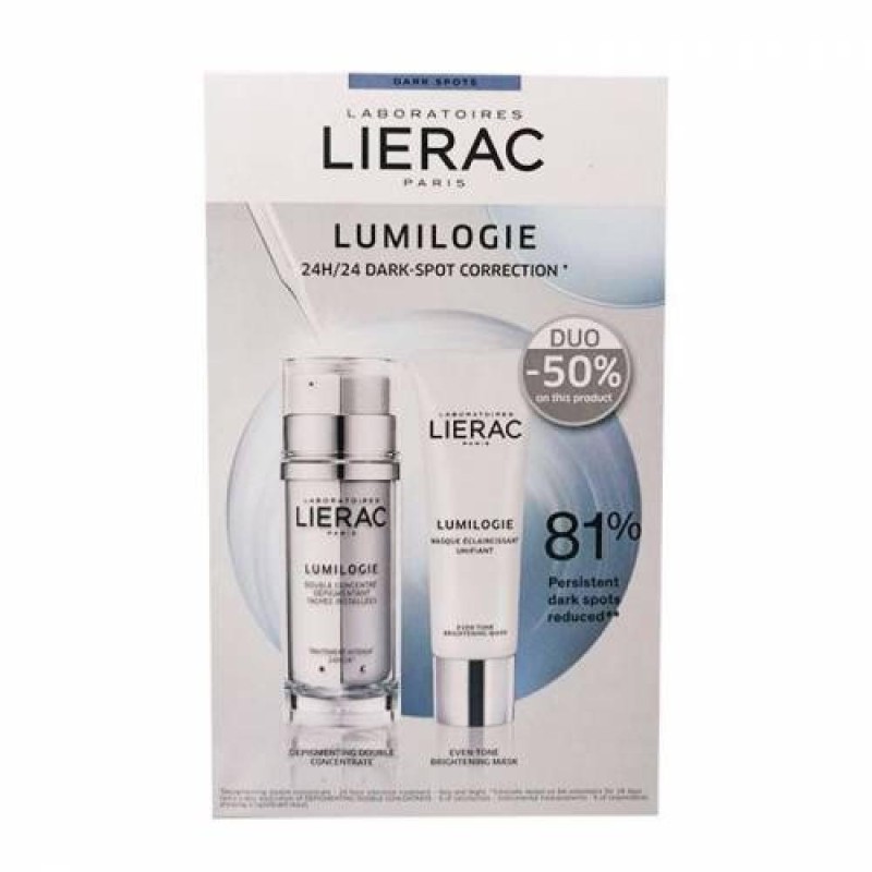 Lierac Lumilogie Gece Ve Gündüz Konsantresi 30 Ml + Koyu Leke Karşıtı Aydınlık Veren Maske 50 Ml