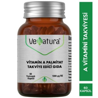 Venatura Vitamin A Palmitat 60 Yumuşak Kapsül Venatura Vitamin A Palmitat 60 Yumuşak Kapsül