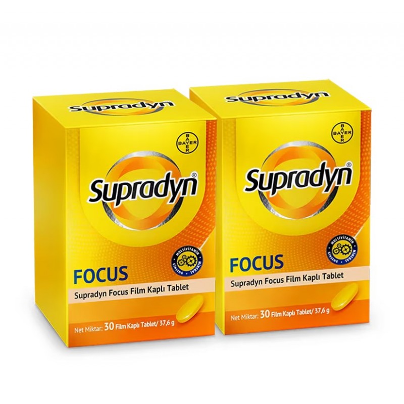 Supradyn Focus 30 Tablet 2 Adet