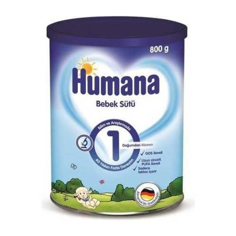 Humana 1 Bebek Sütü 800 gr