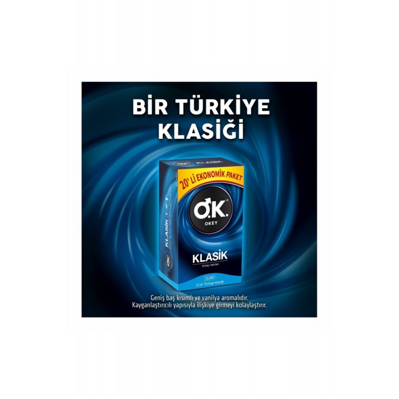 Okey Klasik 40 lı Prezervatif