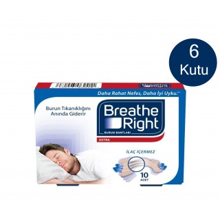 Breathe Right Ekstra Burun Bandı 6 Kutu