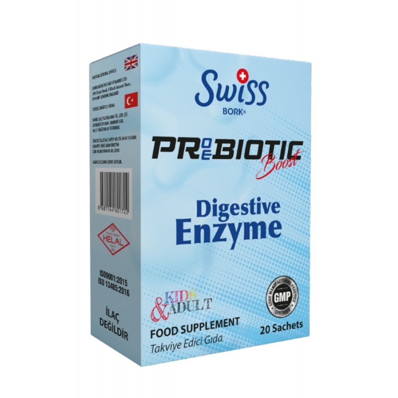 Swiss Bork Digestive Enzyme Boost 20 Şase